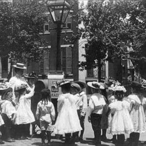 2nd Division Grade School Pupils by Frances Benjamin Johnston - Art Print