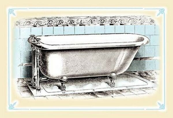 A Bathtub - Art Print