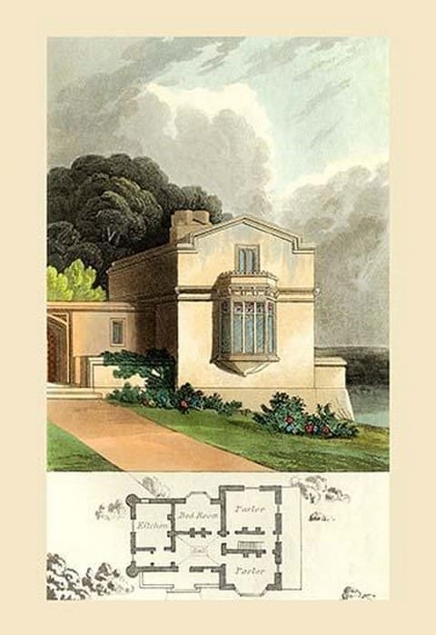 A Cottage Orne #3 by J. B. Papworth - Art Print