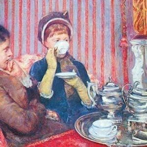 A Cup of tea #2 by Mary Cassatt - Art Print