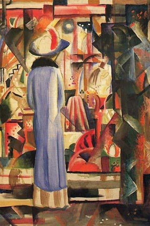 A Large Light Shop Window by August Macke - Art Print