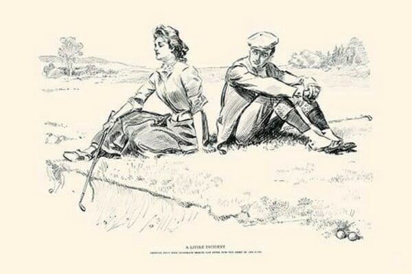 A Little Incident by Charles Dana Gibson - Art Print