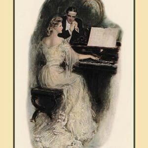 A Love Song by Clarence F. Underwood - Art Print