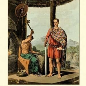 A Romanised Briton and a Feryllt - Art Print