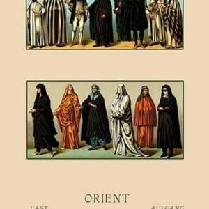 A Variety of Dress from the Orient by Auguste Racinet - Art Print