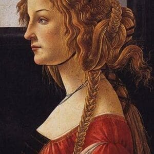 A Young Woman - Simonetti Vespucci by Sandro Botticelli - Art Print