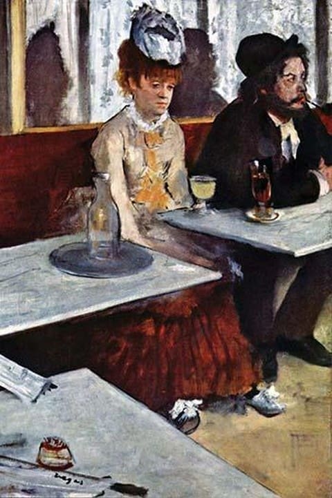 Absinthe by Edward Degas - Art Print