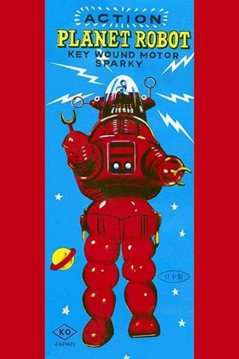 Action Planet Robot - Art Print