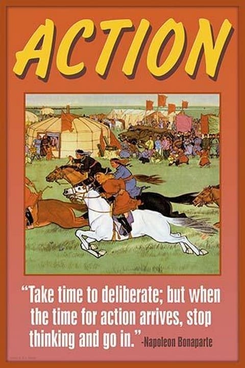 Action by Wilbur Pierce #2 - Art Print