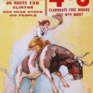 Adams Rodeo Company Celebration by Riverside Print - Art Print