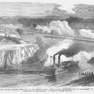 Admiral Porter Bombardment of Fort Hindman