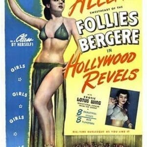 Adorable Aleene Follies Bergere in Hollywood Revels - Art Print