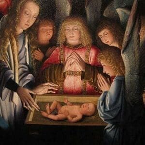 Adoration of the Christ Child by Jan Jost - Art Print