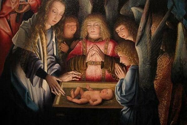 Adoration of the Christ Child by Jan Jost - Art Print