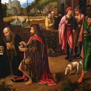 Adoration of the Magi by Gerard David #2 - Art Print