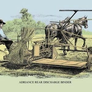 Adriance Rear Discharge Binder - Art Print