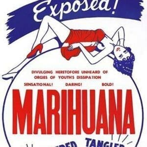 Adults Only! Marihuana - Art Print