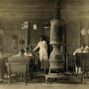 African American Classroom - Art Print