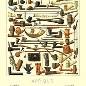 Afrique: Various Pipes - Art Print