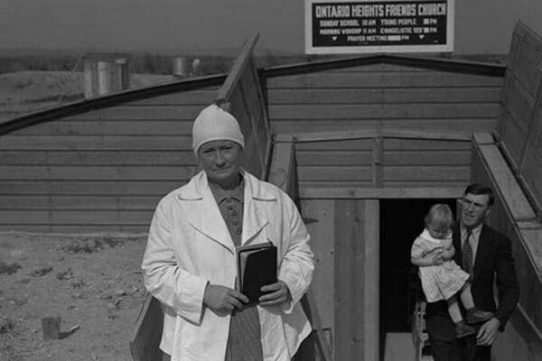 After Church by Dorothea Lange - Art Print