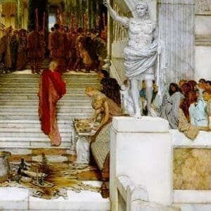 After the Audience by Sir Lawrence Alma-Tadema #2 - Art Print