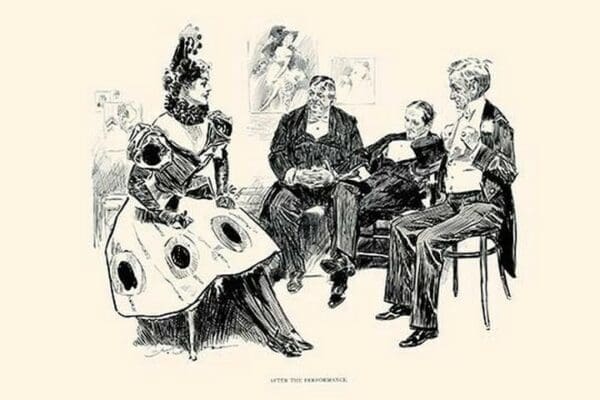 After the Performance by Charles Dana Gibson - Art Print