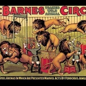 Al G. Barnes Trained Wild Animal Circus - Art Print