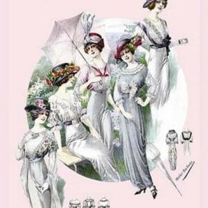 Album Blouses Nouvelles: With Hats and Parasols by Atelier Bachroitz - Art Print