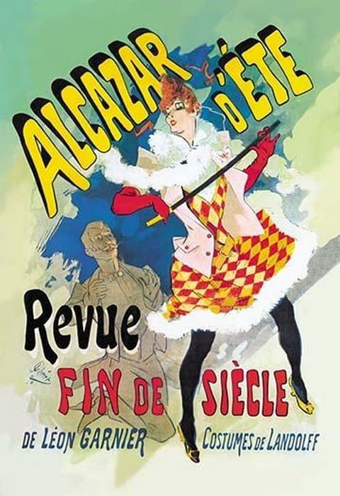 Alcazar d'Ete: Revue Fin de Siecle by Jules Cheret - Art Print