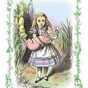 Alice in Wonderland: Alice and the Pig-Baby by John Tenniel - Art Print