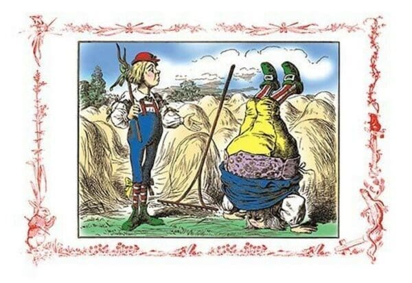 Alice in Wonderland: Father William and the Young Man by John Tenniel - Art Print