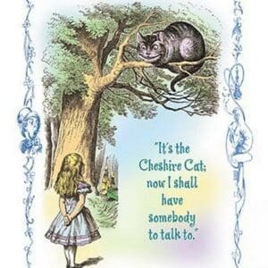 Alice in Wonderland: It's the Cheshire Cat by John Tenniel - Art Print