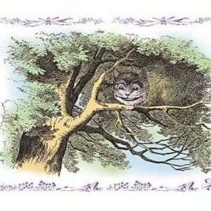 Alice in Wonderland: The Cheshire Cat by John Tenniel - Art Print