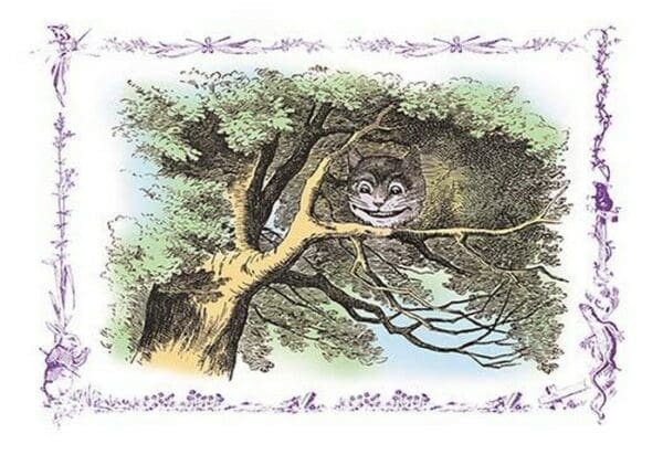 Alice in Wonderland: The Cheshire Cat by John Tenniel - Art Print