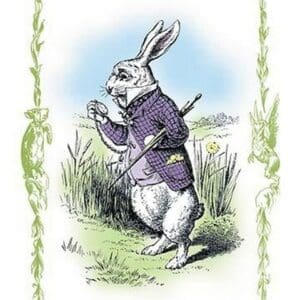 Alice in Wonderland: The White Rabbit by John Tenniel - Art Print