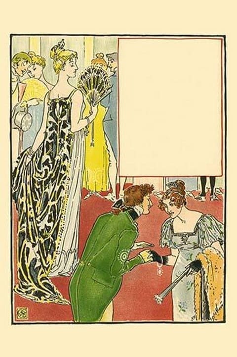 All the Days arrived & Greeted each other. by Walter Crane - Art Print