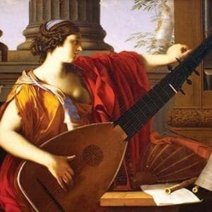 Allegory of Music by Laurent de la Hyre - Art Print