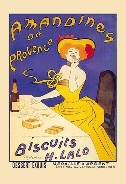 Amandines de Provence Biscuits by Leonetto Cappiello - Art Print