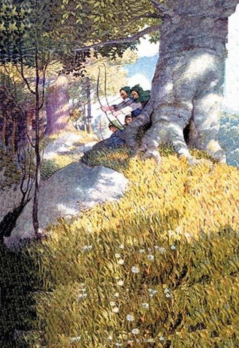 Ambush by N.C. Wyeth - Art Print