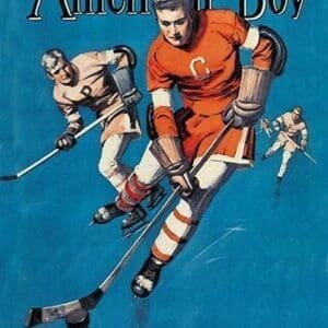 American Boy Hockey Cover - Art Print