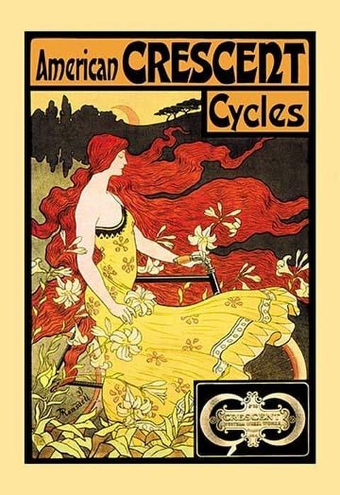 American Crescent Cycles by Fred Winthrop Ramsdell - Art Print