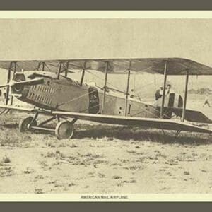 American Mail Airplane - Art Print