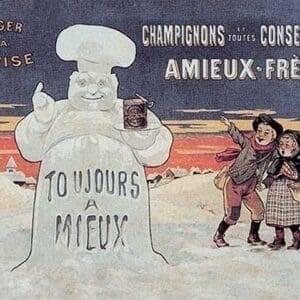 Amieux - Freres by Eugene Oge - Art Print