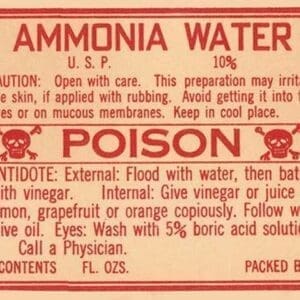 Ammonia Water - Art Print