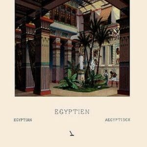 An Egyptian Courtyard by Auguste Racinet - Art Print