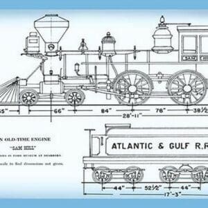 An Old-Time Engine: Sam Hill - Art Print