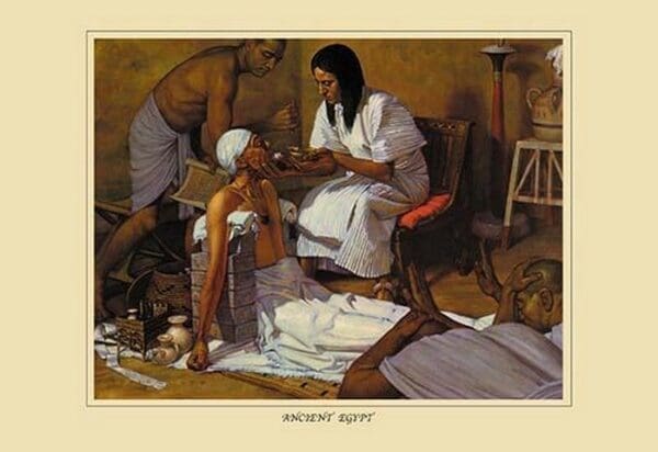 Ancient Egypt by Robert Thom - Art Print