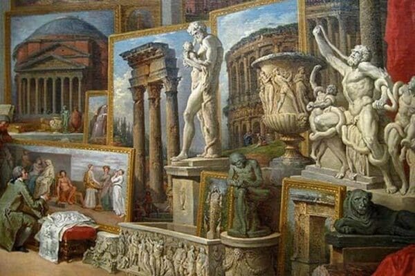 Ancient Rome by Giovanni Panini - Art Print