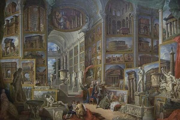 Ancient Rome by Giovanni Paolo Panini - Art Print