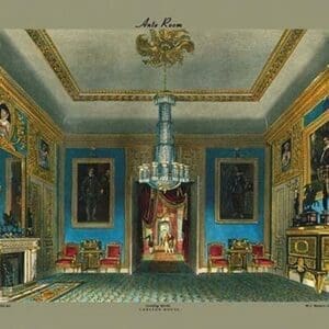 Ante Room - Carlton House (Looking North) by C. Wild - Art Print